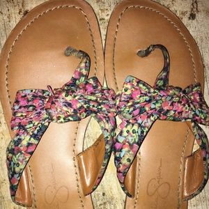 Floral sandals